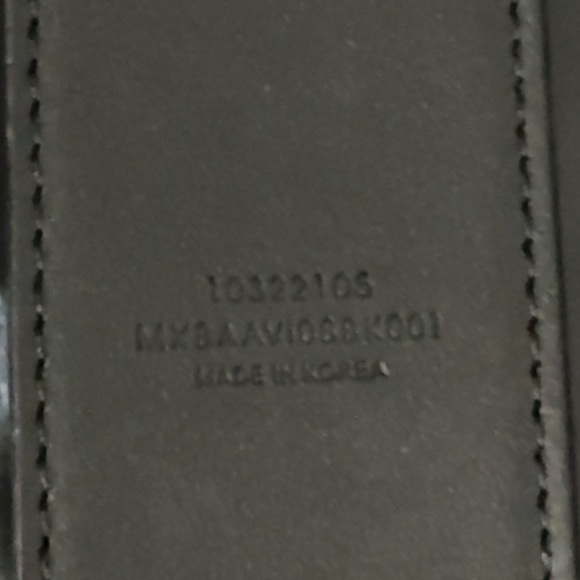 MCM Men's Claus Reversible Leather Belt Black & Silver AUTHENTIC - Picture 5 of 9